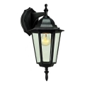 Уличный настенный светильник ARRAIA 1xE27/15W/230V IP44 черный