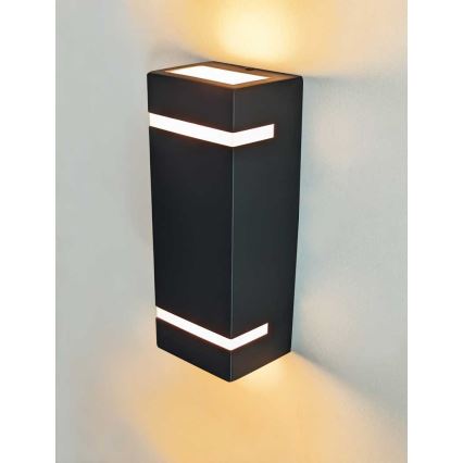Уличный настенный светильник BRICK 2xGU10/7W/230V IP44