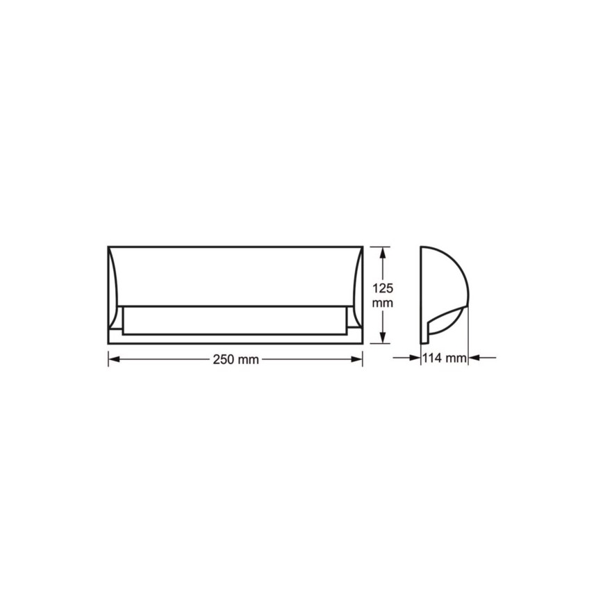 Уличный настенный светильник FREON 1xE27/60W/230V IP54 антрацит