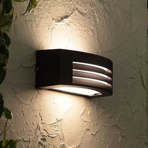 Уличный настенный светильник OLIANA 1xE27/60W/230V IP54 черный