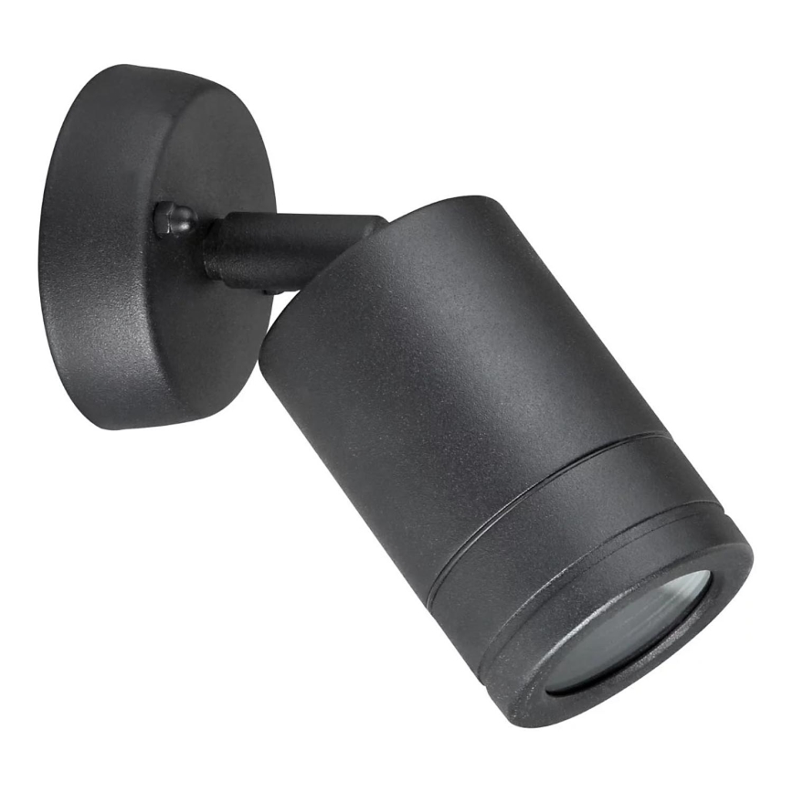 Уличный настенный светильник OLIMP 2 1xGU10/8W/230V IP44 черный