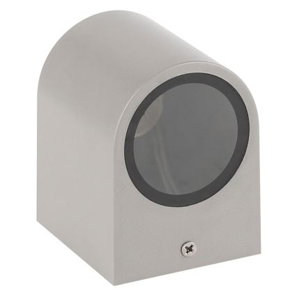 Уличный настенный светильник PARETE 1xGU10/6W/230V IP54 серый