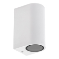 Уличный настенный светильник PARETE 2xGU10/6W/230V IP54 белый