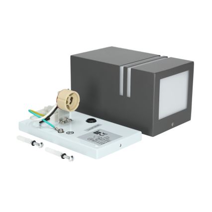 Уличный настенный светильник QUAZAR 1xGU10/11W/230V IP44