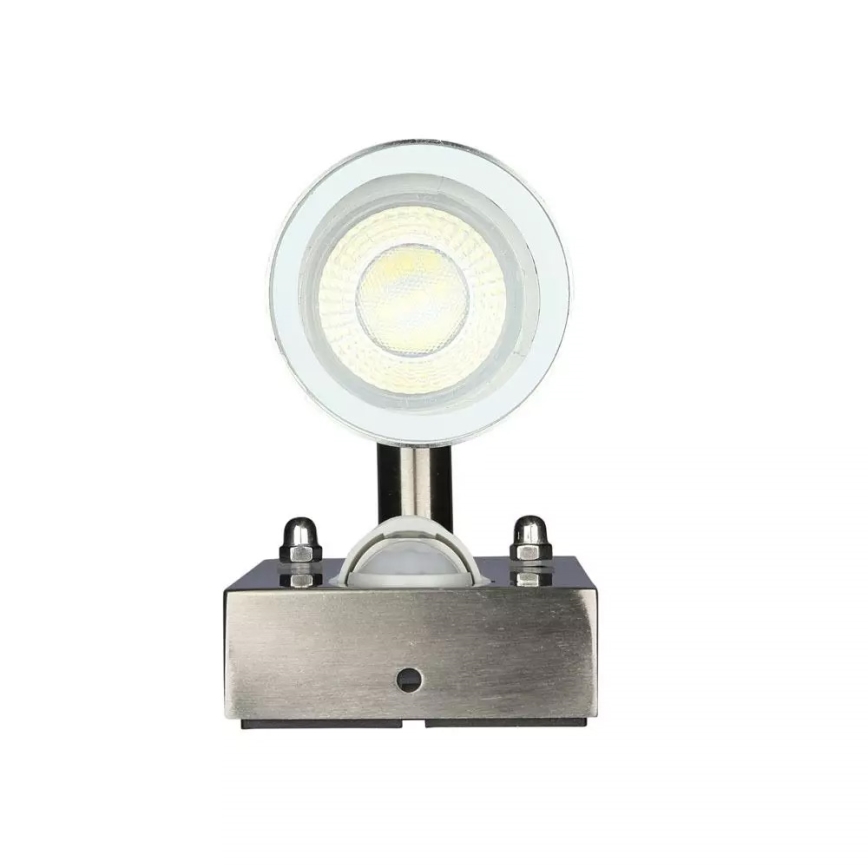 Уличный настенный светильник с датчиком 2xGU10/35W/230V IP44