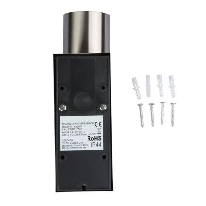 Уличный настенный светильник с датчиком 2xGU10/35W/230V IP44