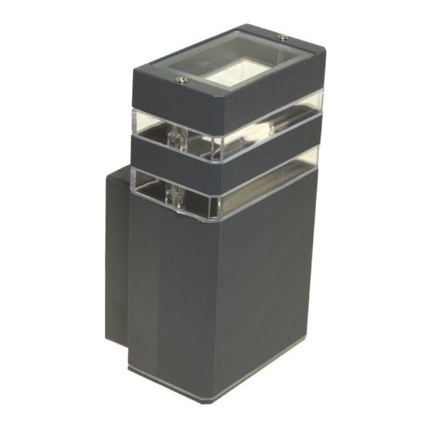 Уличный настенный светильник SANTA 1xGU10/30W/230V IP54 антрацит
