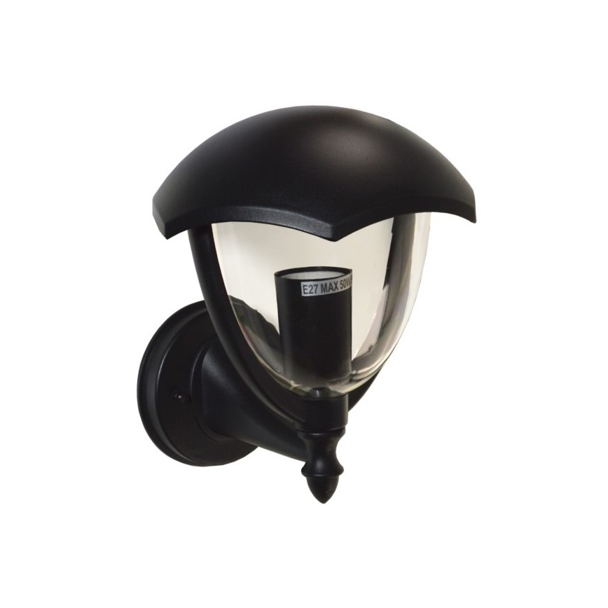 Уличный настенный светильник SANTIGO 1xE27/50W/230V IP54 черный