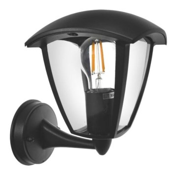 Уличный настенный светильник SURVA 1xE27/60W/230V IP44 черный