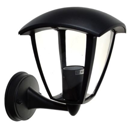 Уличный настенный светильник SURVA 1xE27/60W/230V IP44 черный