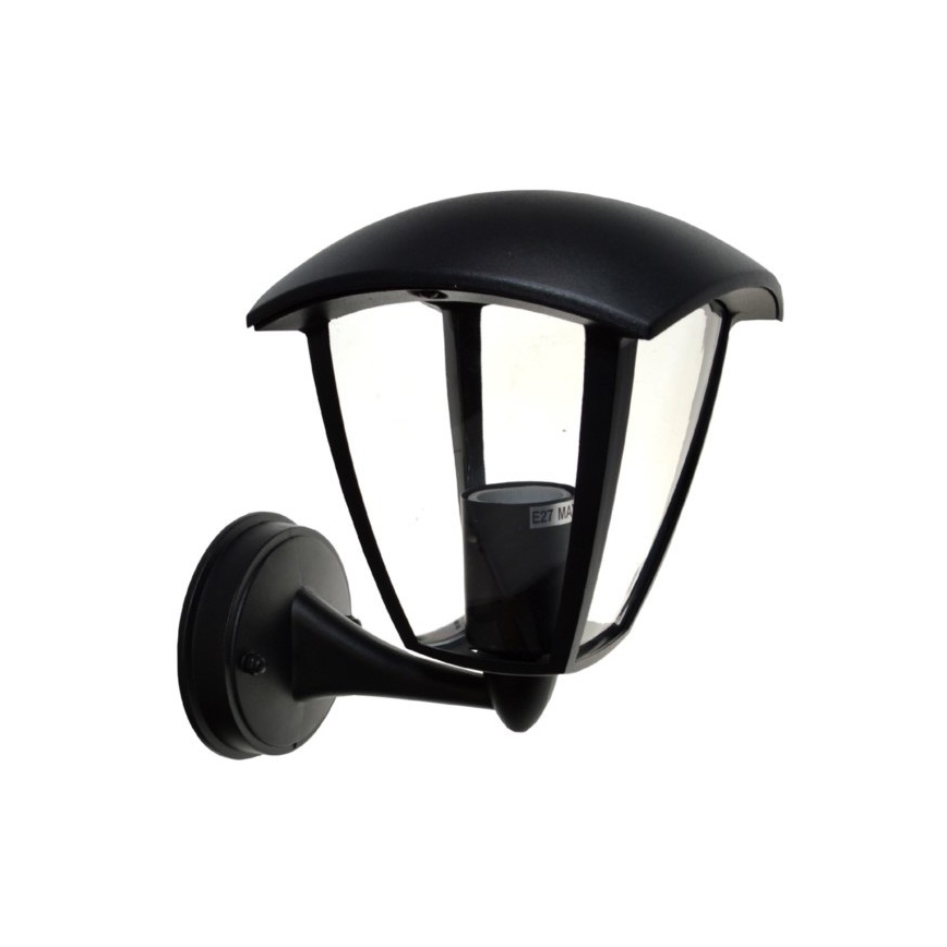 Уличный настенный светильник SURVA 1xE27/60W/230V IP44 черный