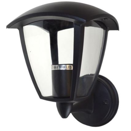 Уличный настенный светильник SURVA 1xE27/60W/230V IP44 черный
