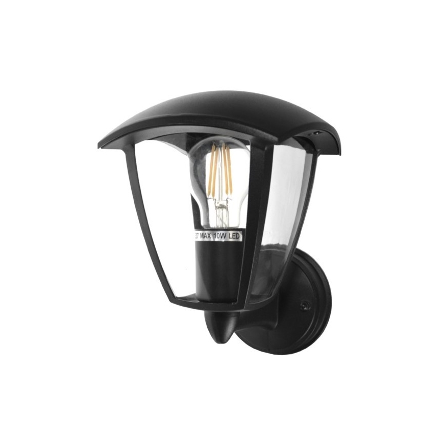 Уличный настенный светильник SURVA 1xE27/60W/230V IP44 черный