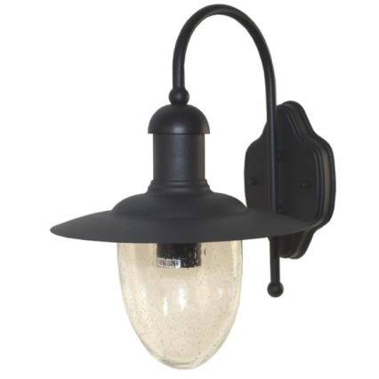 Уличный настенный светильник TALISA 1xE27/60W/230V IP44 черный