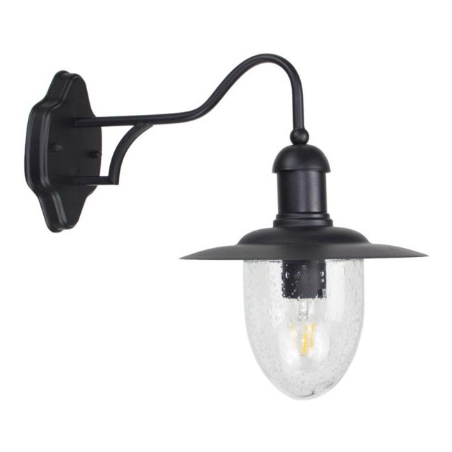 Уличный настенный светильник TANGIA 1xE27/60W/230V IP44 черный