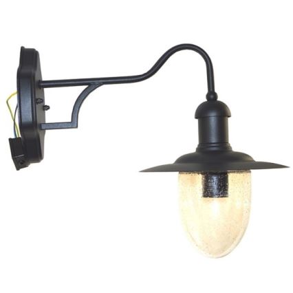 Уличный настенный светильник TANGIA 1xE27/60W/230V IP44 черный