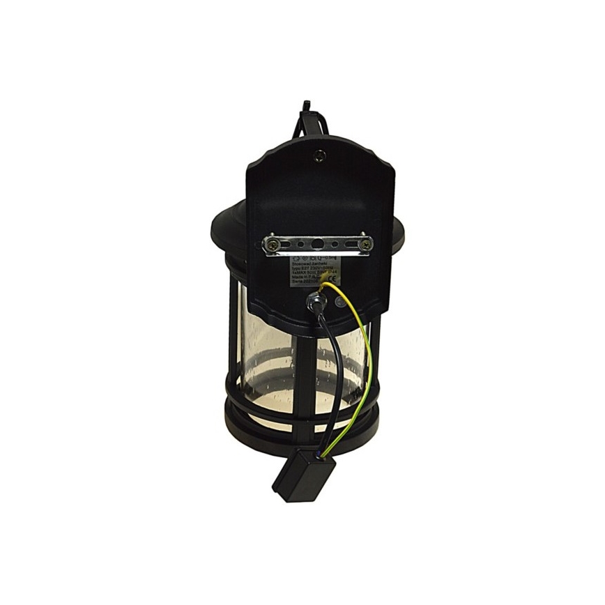 Уличный настенный светильник ULAN 1xE27/60W/230V IP44 черный