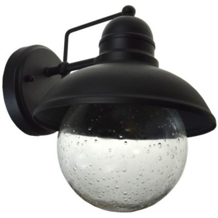 Уличный настенный светильник WILDA 1xE27/60W/230V IP44 черный