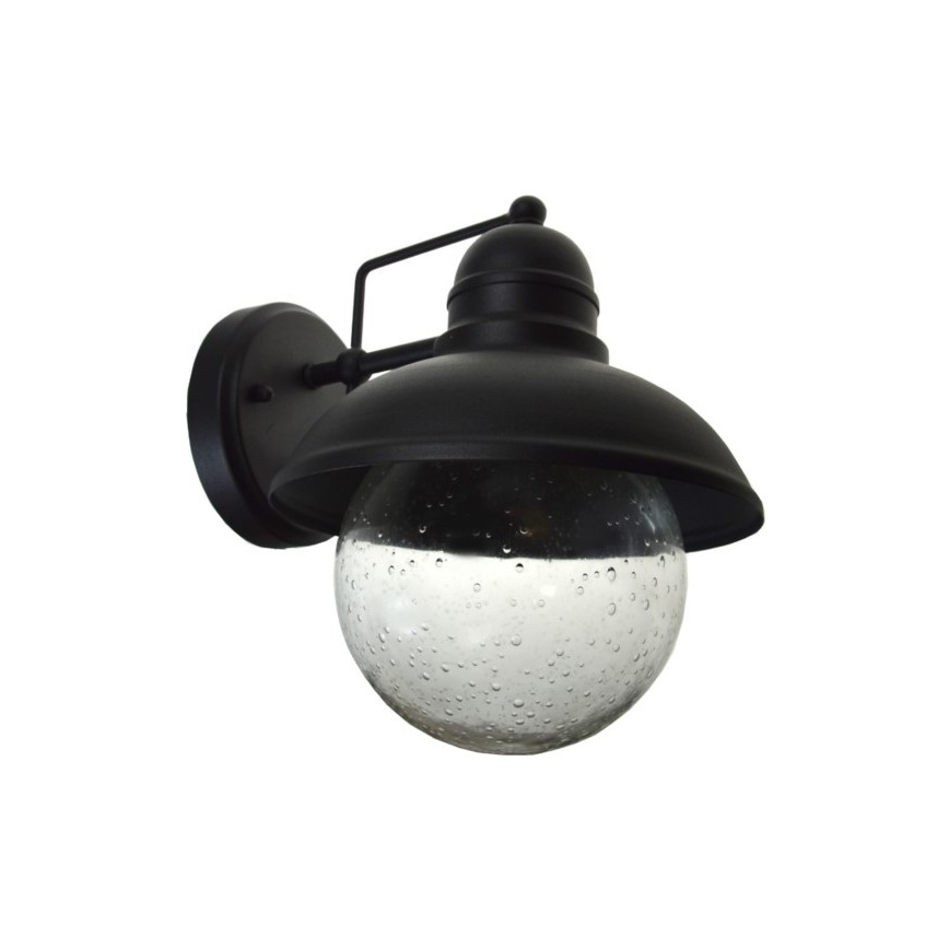 Уличный настенный светильник WILDA 1xE27/60W/230V IP44 черный