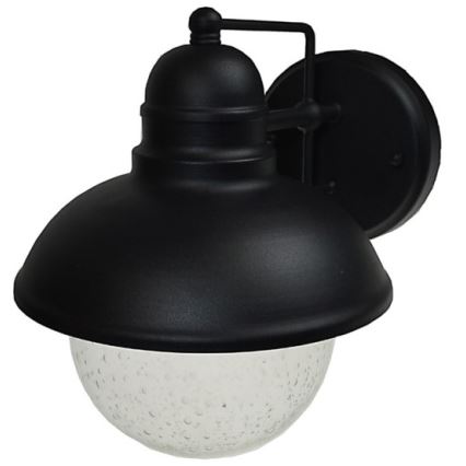 Уличный настенный светильник WILDA 1xE27/60W/230V IP44 черный