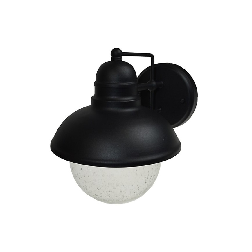 Уличный настенный светильник WILDA 1xE27/60W/230V IP44 черный