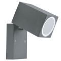 Уличный настенный светильник 1xGU10/35W/230V IP44 серый
