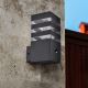 Уличный настенный светильник с датчиком TEKSAS 1xE27/12W/230V IP44