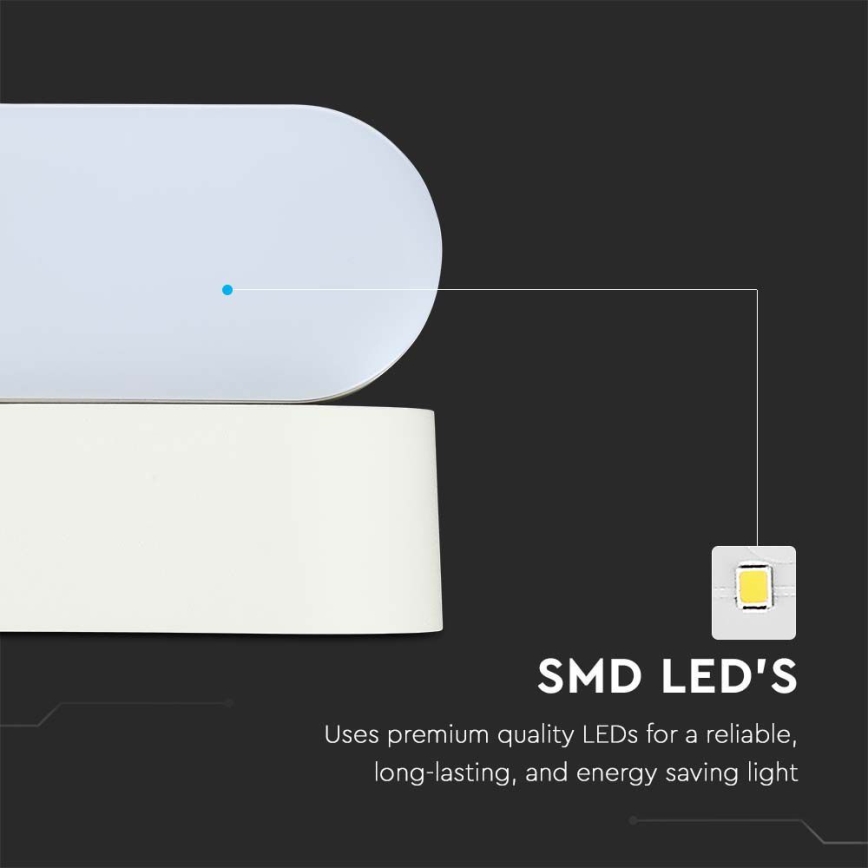 Уличный светодиодный гибкий настенный светильник LED/5W/230V 4000K IP65 белый
