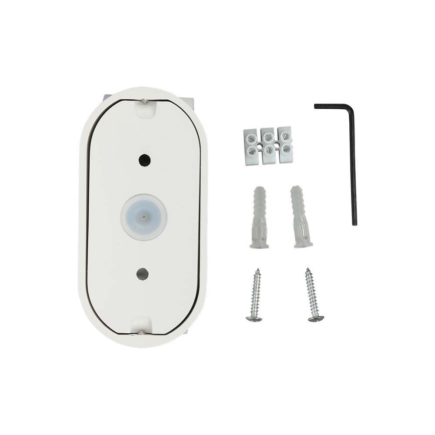 Уличный светодиодный гибкий настенный светильник LED/5W/230V 4000K IP65 белый