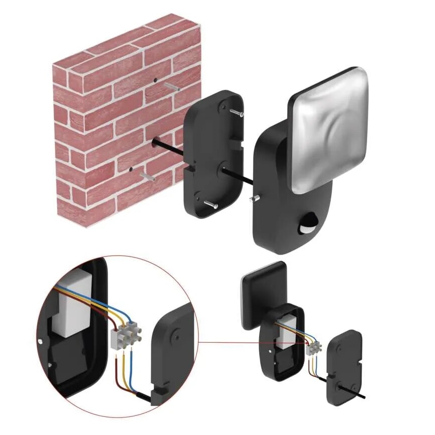 Уличный светодиодный гибкий настенный светильник NIKA LED/12,5W/230V IP44