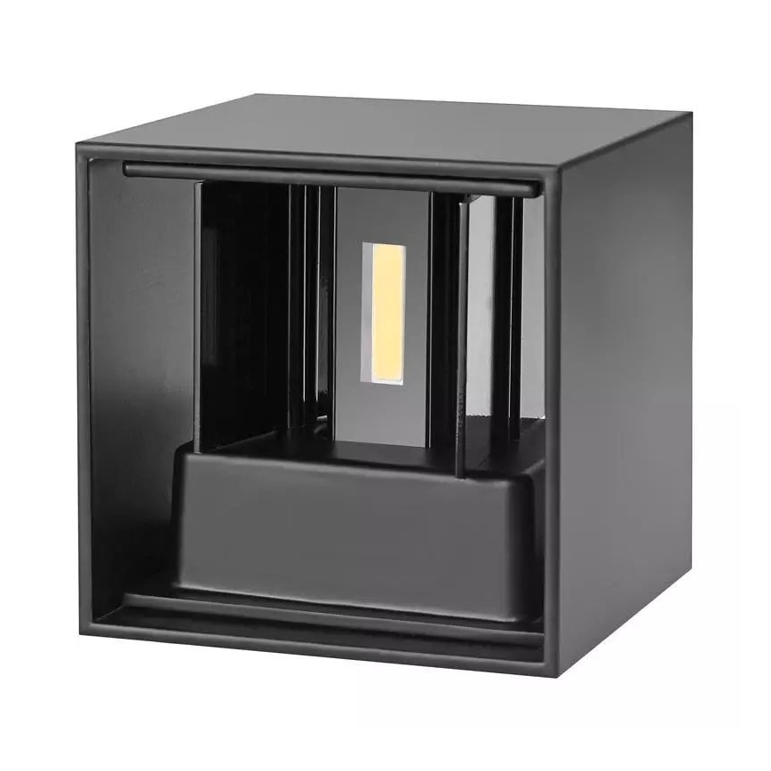 Уличный светодиодный настенный светильник 2xLED/3W/230V IP54 черный