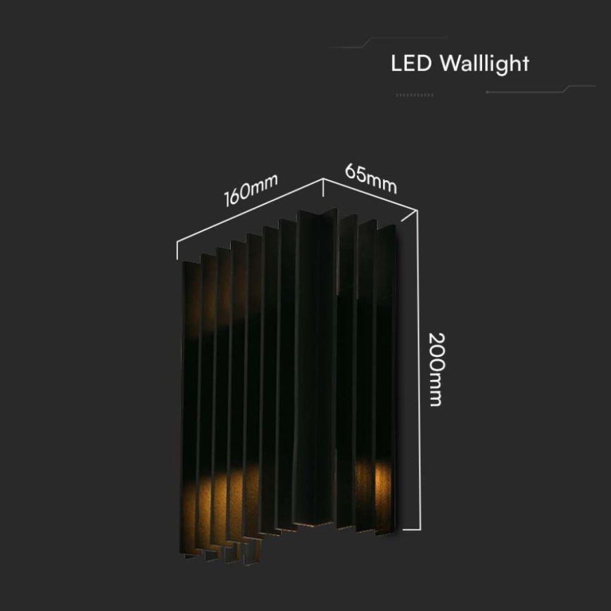 Уличный светодиодный настенный светильник 2xLED/6W/230V IP65 4000K