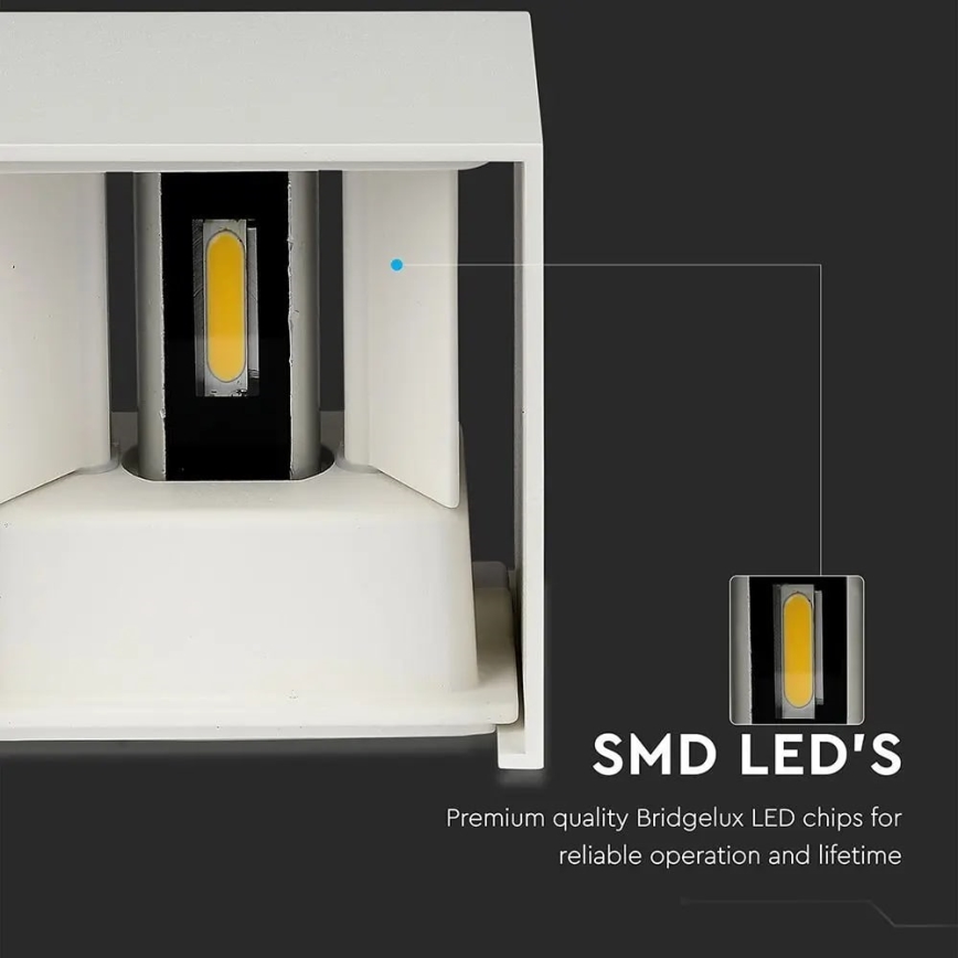 Уличный светодиодный настенный светильник LED/11W/230V 3000K IP65 белый