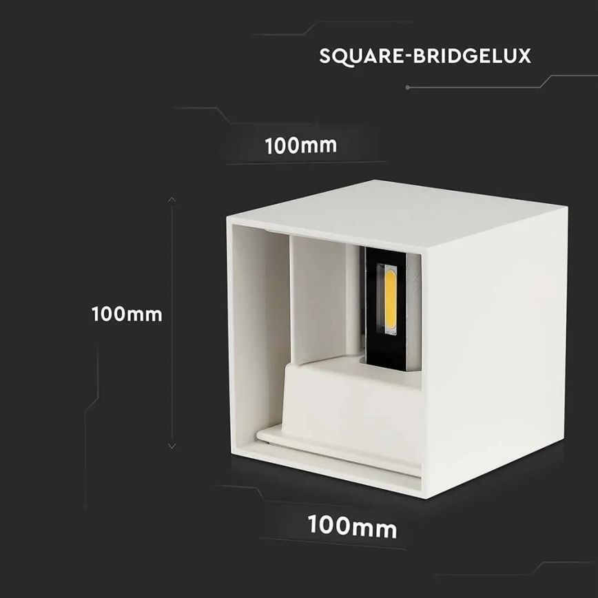 Уличный светодиодный настенный светильник LED/11W/230V 4000K IP65 белый