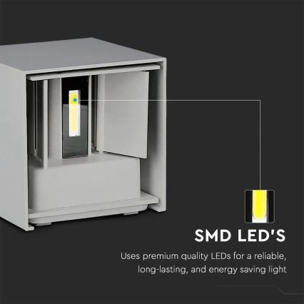 Уличный светодиодный настенный светильник LED/11W/230V 4000K IP65 серый