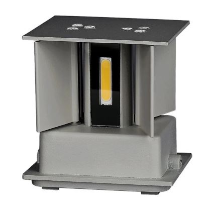 Уличный светодиодный настенный светильник LED/11W/230V 4000K IP65 серый