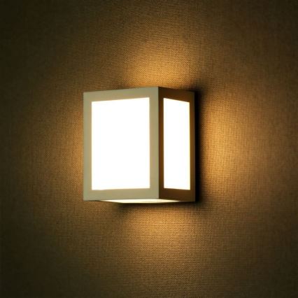 Уличный светодиодный настенный светильник LED/12W/230V 3000K IP65 белый