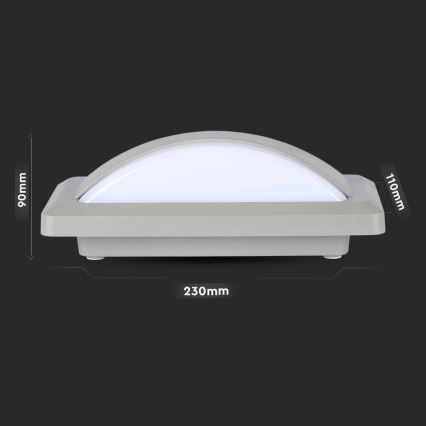 Уличный светодиодный настенный светильник LED/12W/230V 3000K IP65