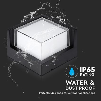 Уличный светодиодный настенный светильник LED/12W/230V IP65