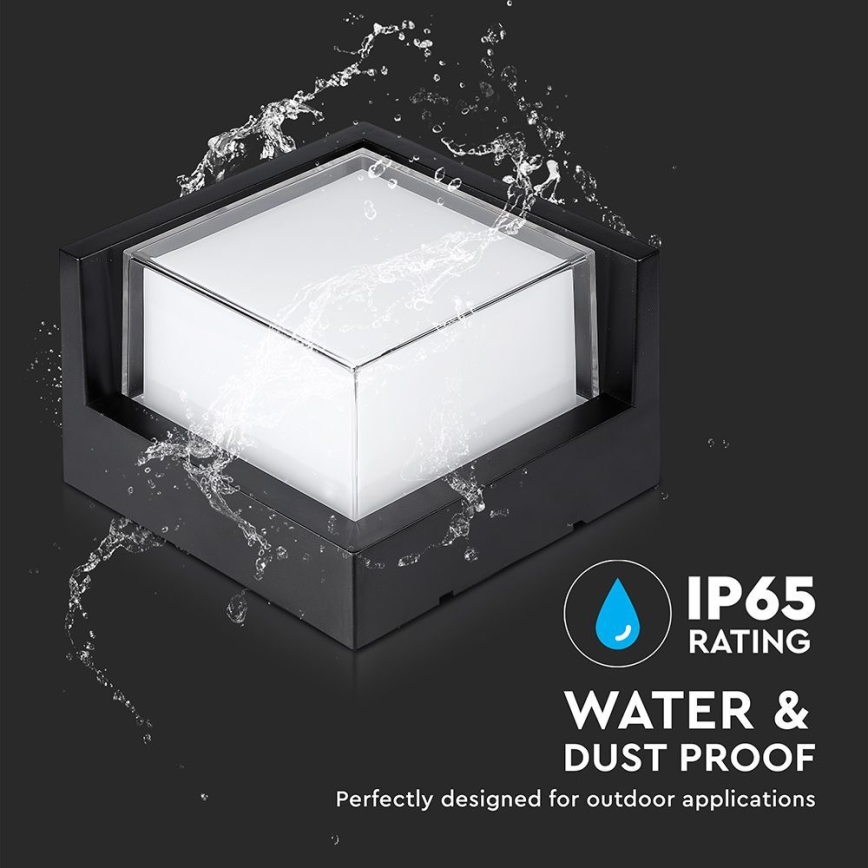 Уличный светодиодный настенный светильник LED/12W/230V IP65