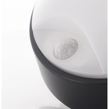 Уличный светодиодный настенный светильник с датчиком LED/14W/230V IP54