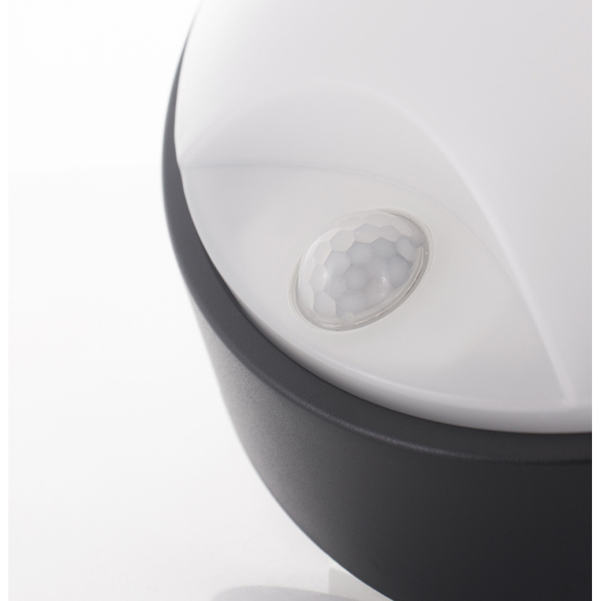 Уличный светодиодный настенный светильник с датчиком LED/14W/230V IP54