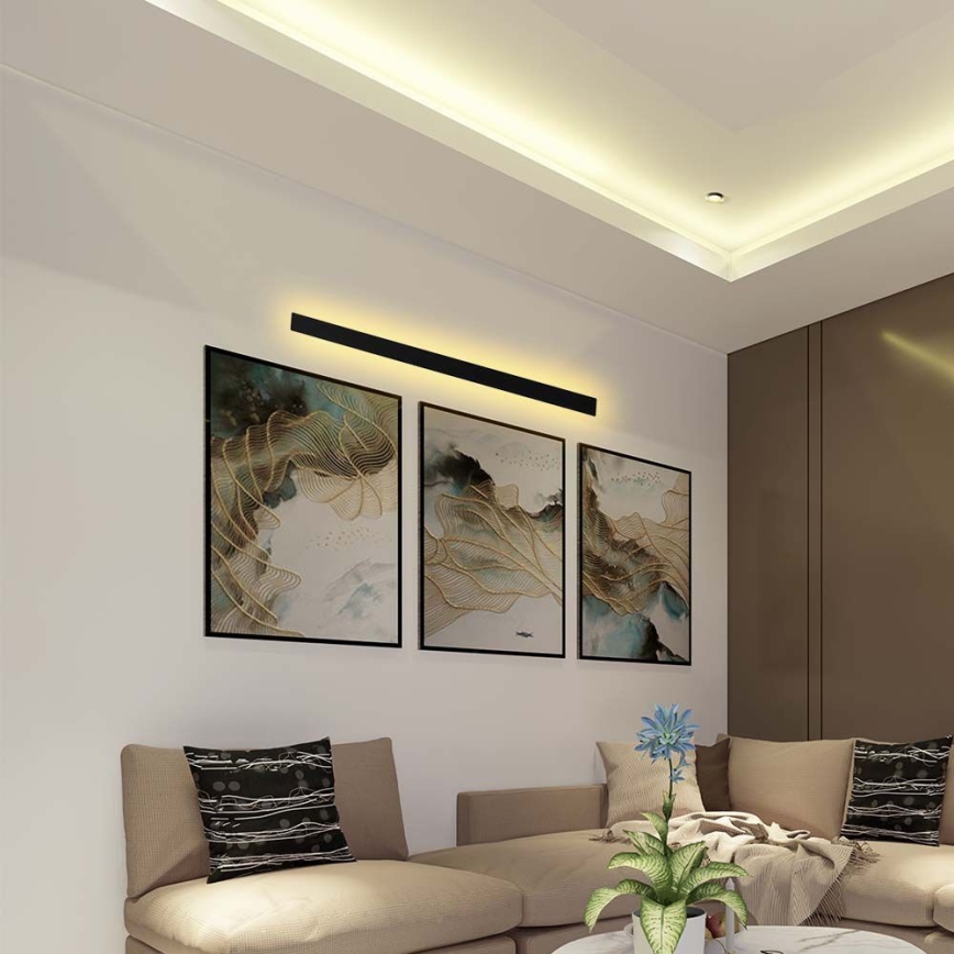 Уличный светодиодный настенный светильник LED/16W/230V 4000K IP65 черный