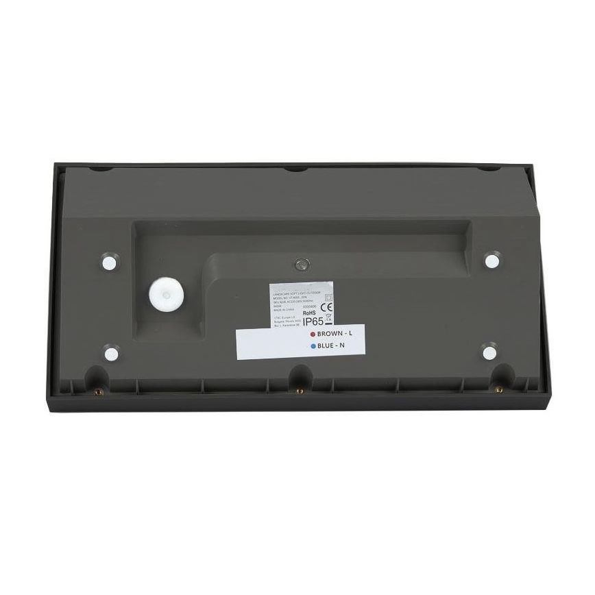 Уличный светодиодный настенный светильник LED/20W/230V 3000K IP65 черный