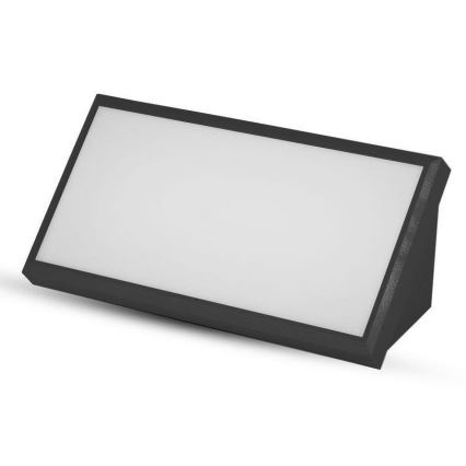 Уличный светодиодный настенный светильник LED/20W/230V 4000K IP65 черный