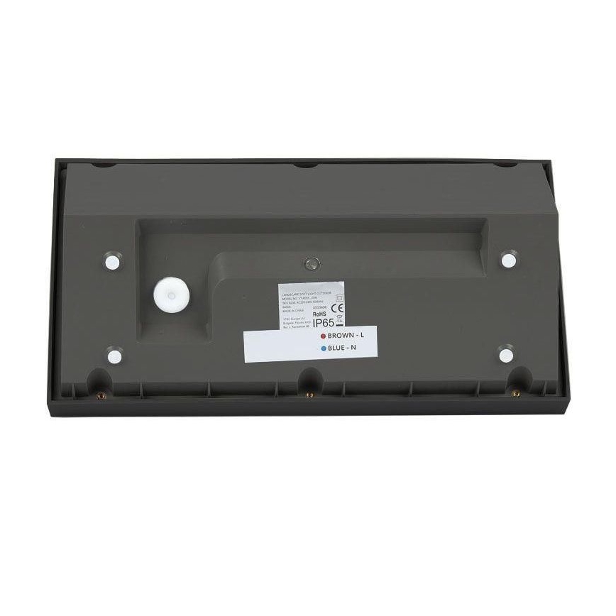 Уличный светодиодный настенный светильник LED/20W/230V 4000K IP65 черный