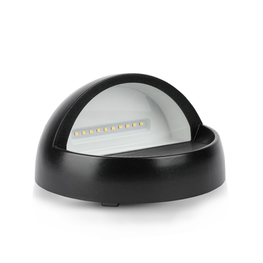 Уличный светодиодный настенный светильник LED/3W/230V 4000K IP65 черный