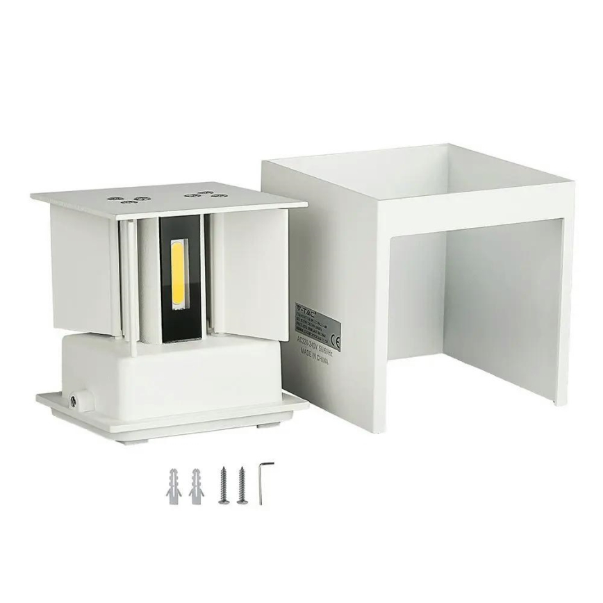 Уличный светодиодный настенный светильник LED/5W/230V 3000K IP65 белый