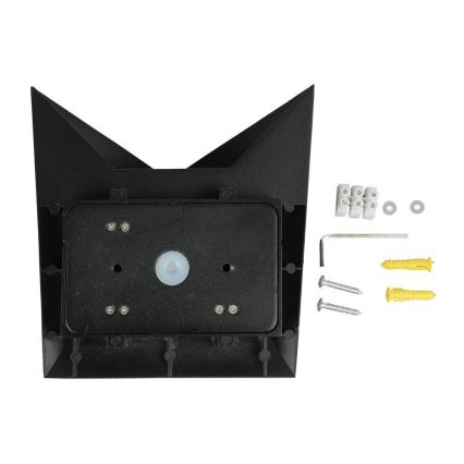 Уличный светодиодный настенный светильник LED/5W/230V 3000K IP65 черный