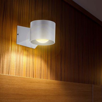 Уличный светодиодный настенный светильник LED/5W/230V 4000K IP65 белый